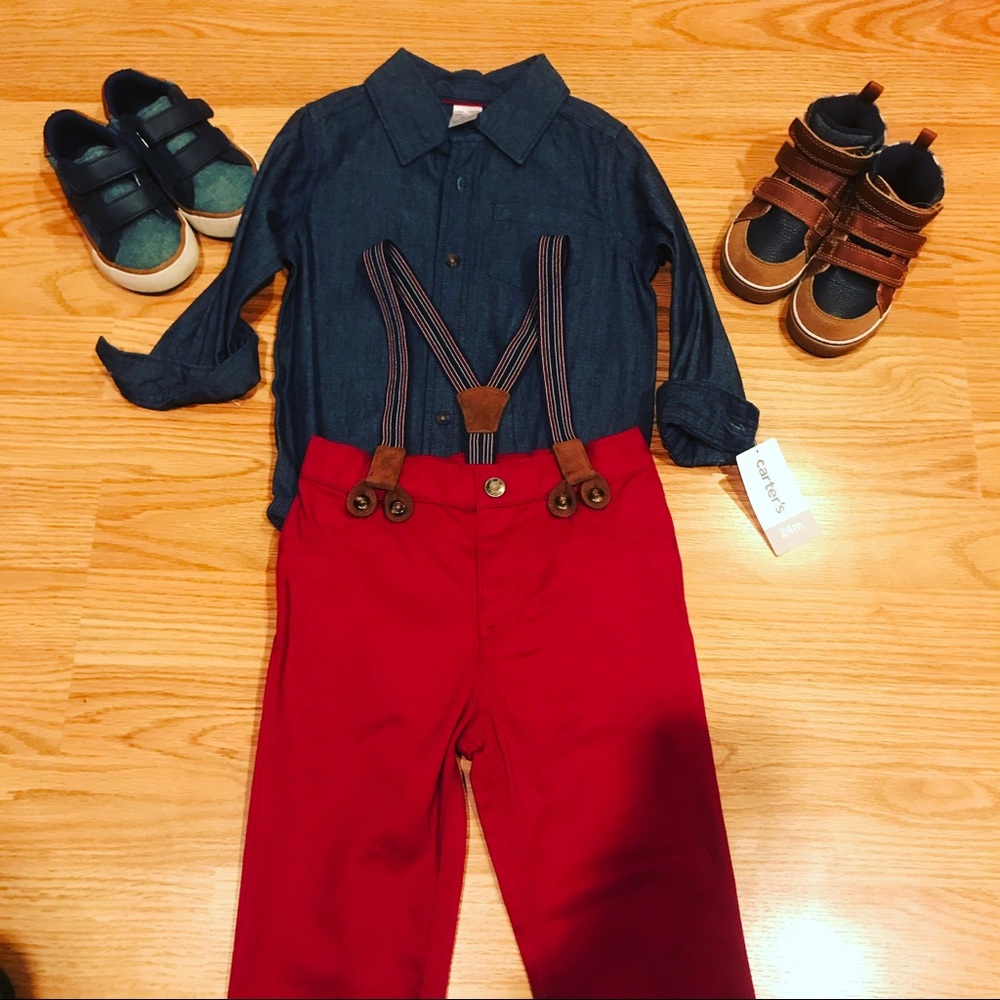 Boys outfit and sneaker bundle